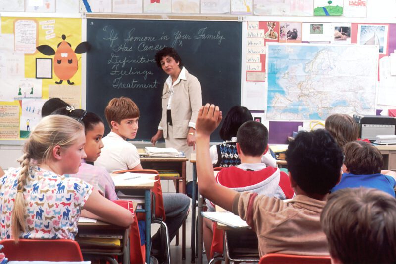 kids in classroom